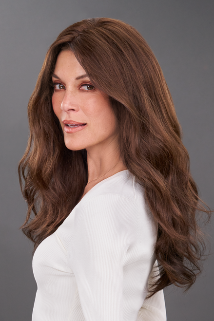 easiPart T 18" brunette hair topper