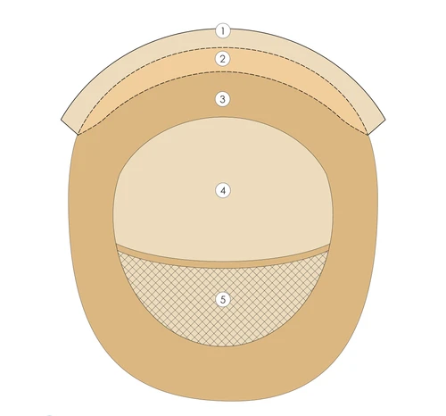Esme women's hair replacement system
