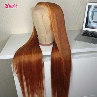 SHOULDER Length | 14-16 Inch | 180 Density | Straight Hair |  Ginger Blonde Human Hair |