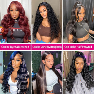 EXTRA LONG Length | 34-36 Inch | 180 Density | Body Wave | Black Human Hair | - Elite Wigs