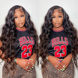 EXTRA LONG Length | 34-36 Inch | 250 Density | Body Wave | Black Human Hair | - Elite Wigs