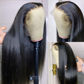 EXTRA LONG Length | 34-36 Inch | 250 Density | Straight Hair | Black Human Hair | - Elite Wigs
