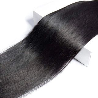 EXTRA LONG Length | 34-36 Inch | 250 Density | Straight Hair | Black Human Hair | - Elite Wigs