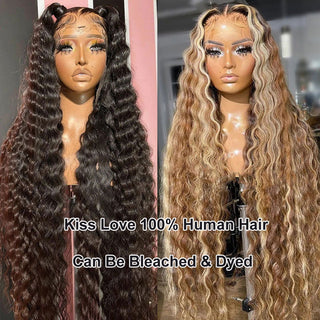 EXTRA LONG Length | 34 Inch | 250 Density | Loose Deep Wave | Black Human Hair | - Elite Wigs