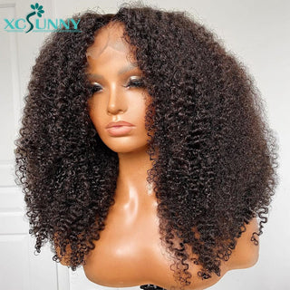 SHORT Thick | Afro Curly | 8 -16 Inch | 250 Density | Brazilian Curly | Black Human Hair |