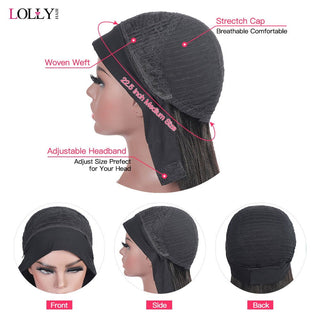LONG Length | 28-30 Inch | Glue-less | Headband Wig | 180 Density | Straight Hair | Ginger Orange Human Hair | - Elite Wigs