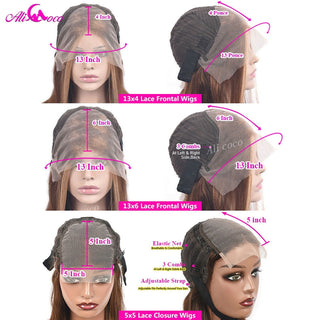 LONG Length | 28-32 Inch | Full Highlights | 180 Density | Straight Hair | Hot Ruby Pink & Black Chess Human Hair | - Elite Wigs