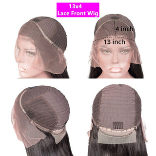 LONG Length | 28-32 Inch | Highlights | 180 Density | Straight Hair | Dark Brown with Honey Blonde Human Hair | - Elite Wigs