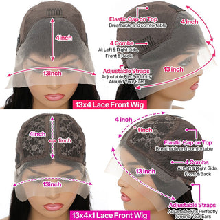 MID Length | 20-26 Inch | 250 Density | Straight Hair | Brown Copper Human Hair | - Elite Wigs