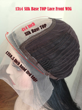 MID Length | 20-26 Inch | Ombre | 180 Density | Straight Hair | Dark Brown Human Hair | - Elite Wigs