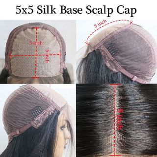 MID Length | 20-26 Inch | Ombre | 180 Density | Straight Hair | Dark Brown Human Hair | - Elite Wigs