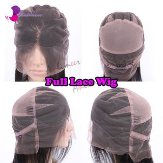 MID Length | 20-26 Inch | Ombre | 180 Density | Straight Hair | Dark Brown Human Hair | - Elite Wigs