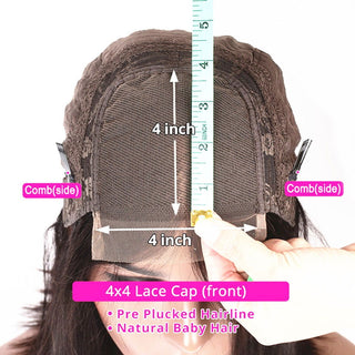 MID Length | 20-26 Inch | Ombre | Glue-less | 180 Density | Straight Hair | Triple Dark Brown Human Hair | - Elite Wigs