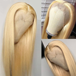 SHOULDER Length | 14-16 Inch | 180 Density | Straight Hair | 613 Blonde Human Hair|