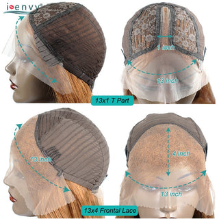 MID Length | 20-26 Inch | T-Part | 180 Density | Straight Hair | Golden Blonde Ginger Human Hair |