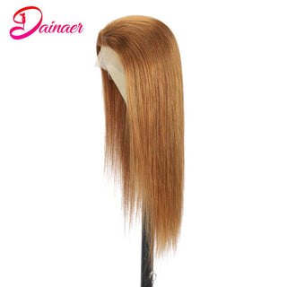 SHOULDER Length | 14-16 Inch | 180 Density | Straight Hair |  Ginger Blonde Human Hair |