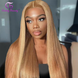 SHOULDER Length | 12-16 Inch | 250 Density | Straight Hair | Honey Blonde Human Hair |