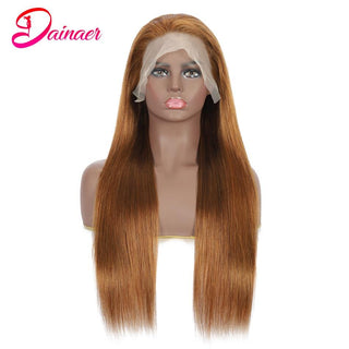 SHOULDER Length | 14-16 Inch | 180 Density | Straight Hair |  Ginger Blonde Human Hair |