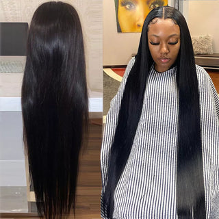 XTREME Length | 42Inch | 180 Density | Brazilian Silky Straight | Black Human Hair |