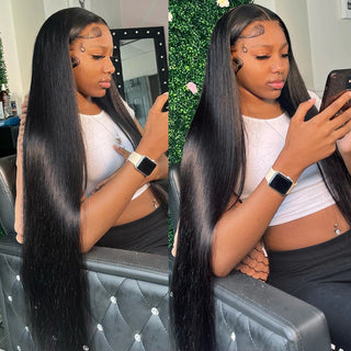 XTREME Length | 40 Inch | 180 Density | Brazilian Silky Straight | Black Human Hair |