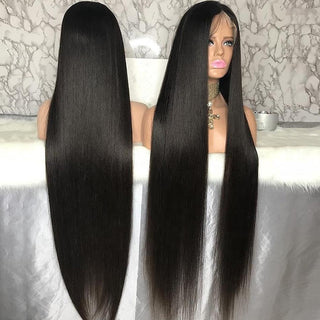 XTREME Length | 40Inch | 180 Density | Ponytail | 360 Lace | Brazilian Silky Straight | Black Human Hair |