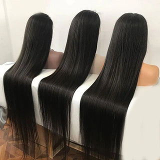 XTREME Length | 42Inch | 180 Density | Brazilian Silky Straight | Black Human Hair |